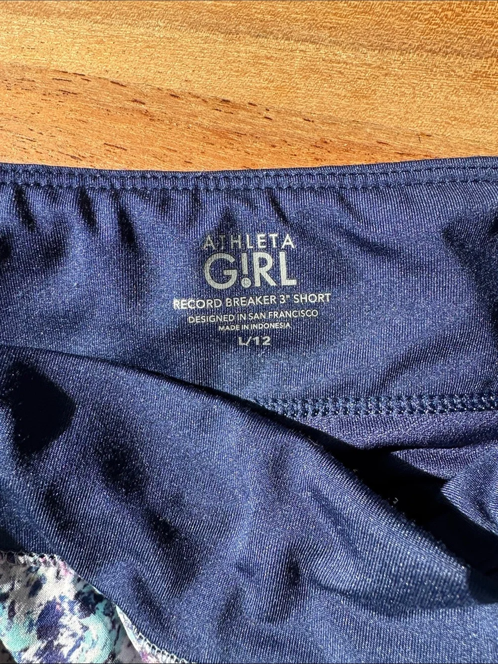 Girls Active Tank & Shorts Set in White and Navy